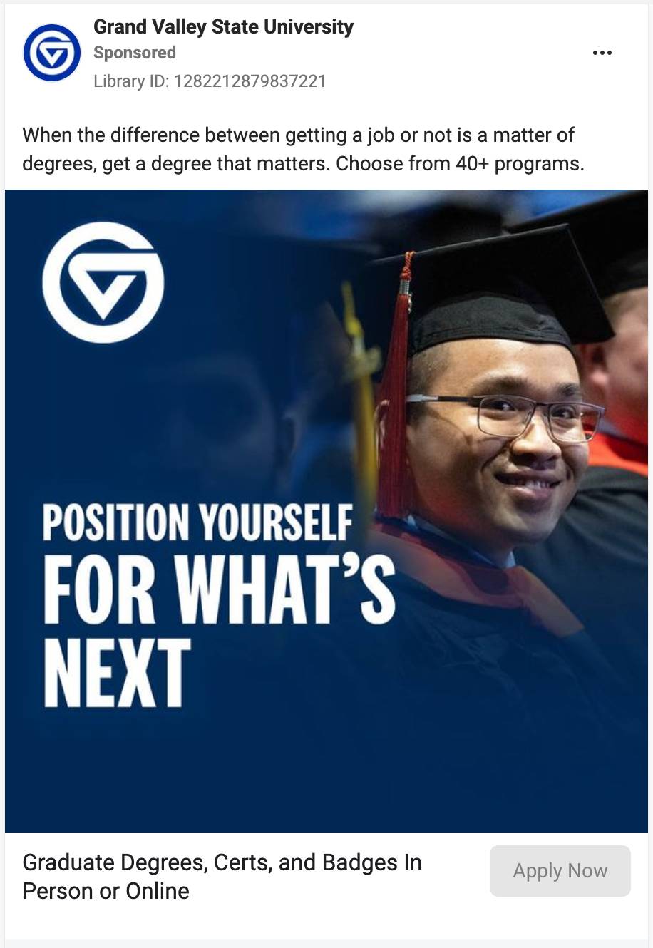(Winter 2024) Graduate Campaign Portfolio Grand Valley State University